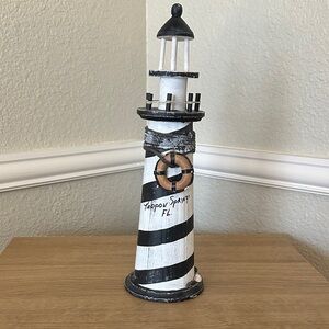 Black and White Lighthouse Decor